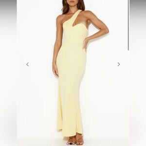 Hello Molly Soft Yellow Maxi Dress